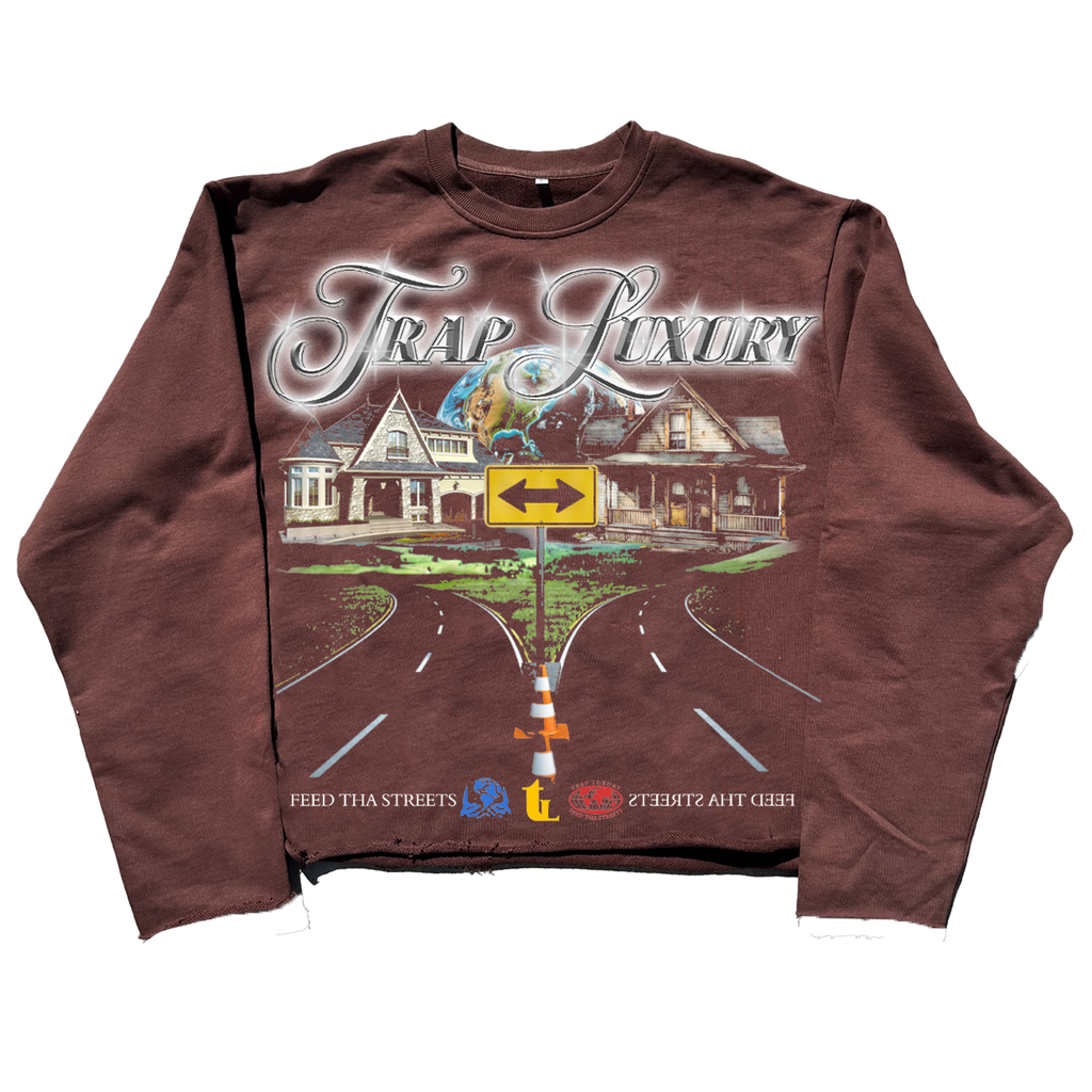 MOCHA "CROSSROADS" SWEATSHIRT
