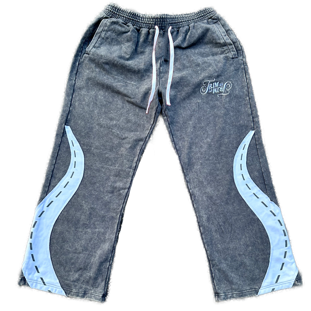 Smoke Grey "Trim De La Trim" Sweatpants