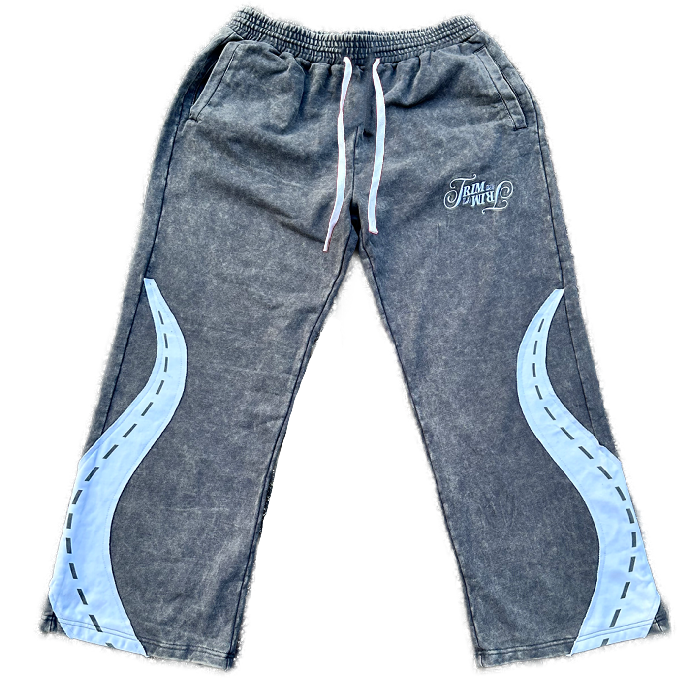 Smoke Grey "Trim De La Trim" Sweatpants