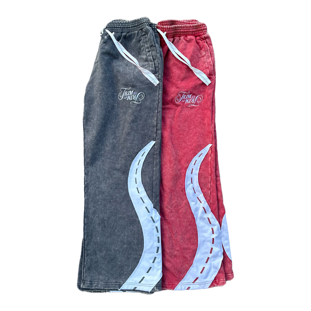 Brick Red "Trim De La Trim" Sweatpants