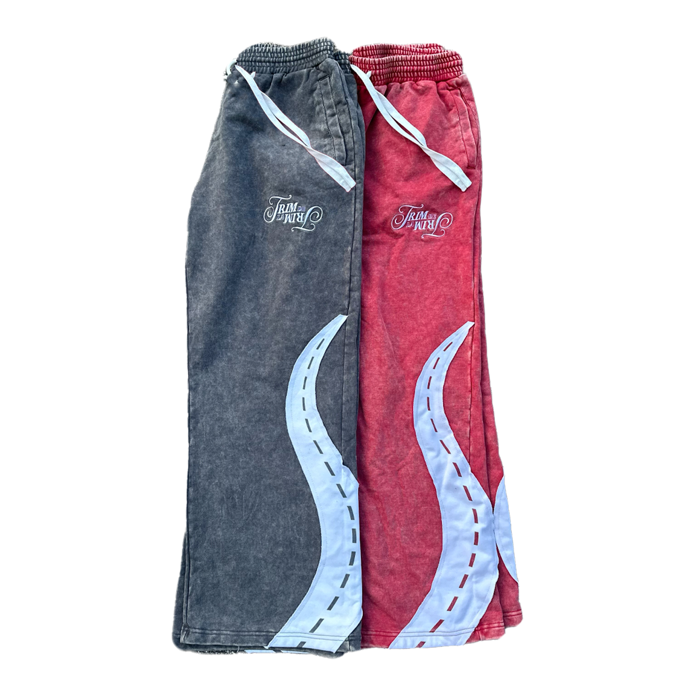 Smoke Grey "Trim De La Trim" Sweatpants