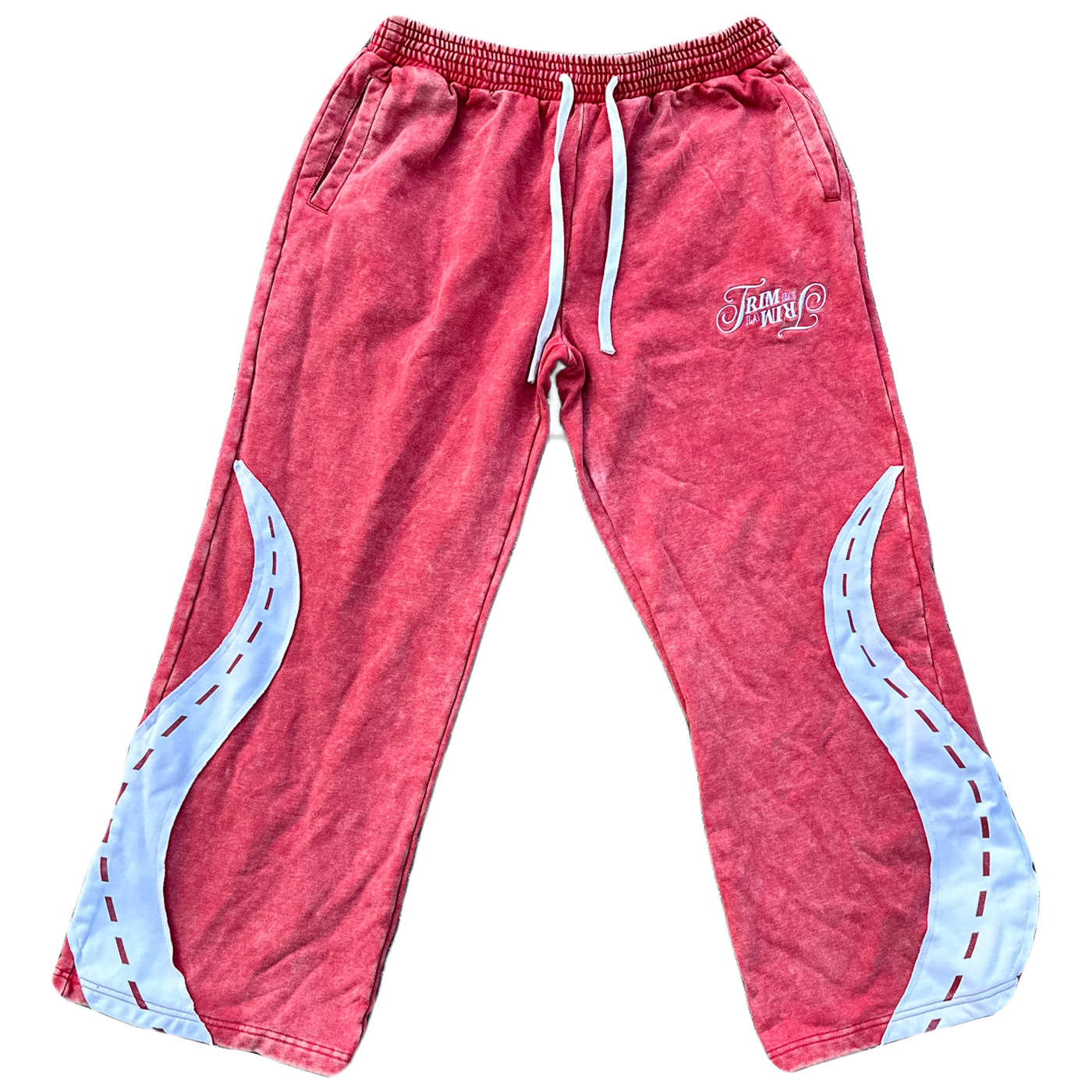 Brick Red "Trim De La Trim" Sweatpants