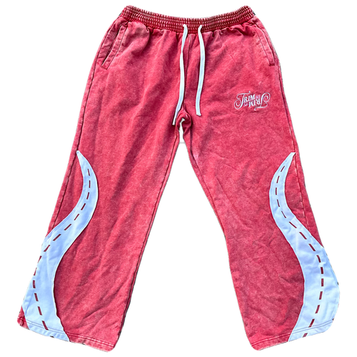 Brick Red "Trim De La Trim" Sweatpants
